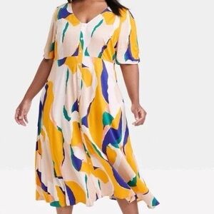 Bnwt Ava viv 1x dress with pockets